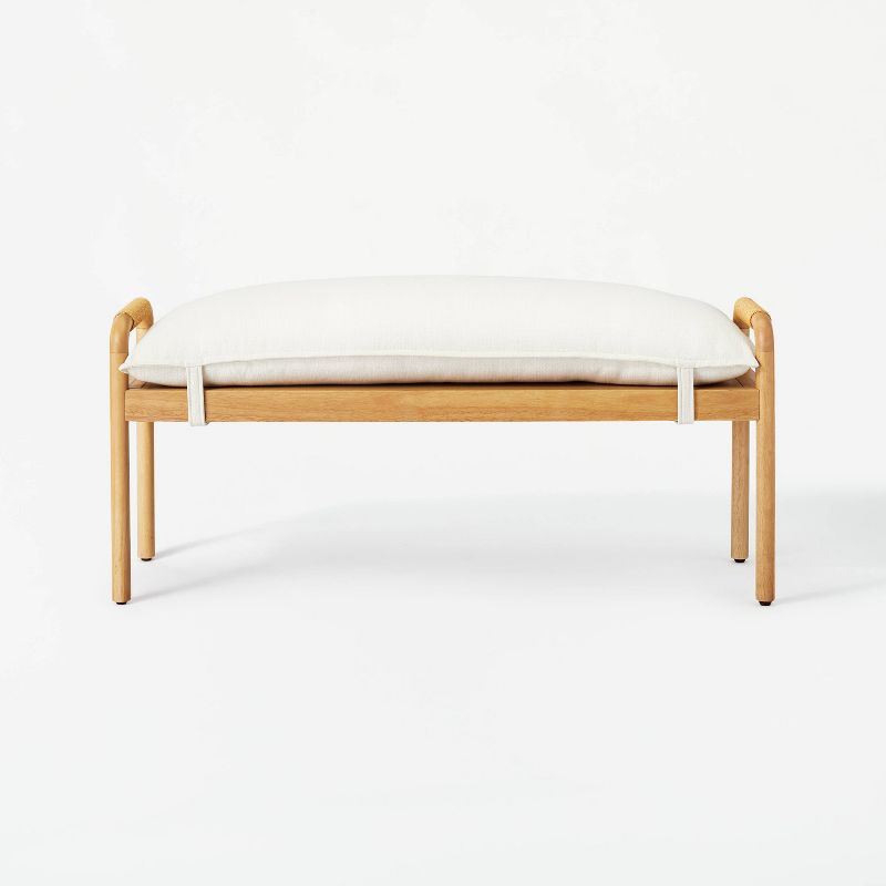 Ventura Bench Natural (KD) - Threshold&#8482; designed with Studio McGee, 3 of 8