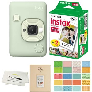 Fujifilm Instax Mini LiPlay Hybrid Instant Camera with 20 Instant Films and Photo Album Plus Stickers Microfiber Cloth - 1 of 4