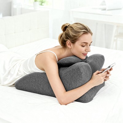 Hrinhom Ergonomic Spinal Posture Support & Multi-Functional Bed Pillow