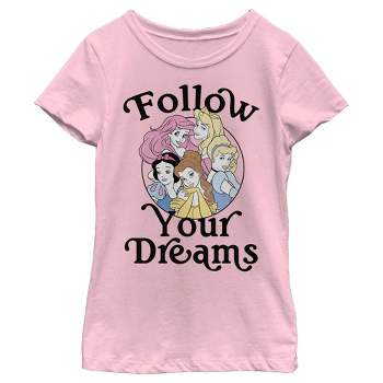 Girl's Disney Follow Your Dreams T-Shirt