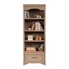 PAGED Wood Bookcase Versatile Book Shelf Modern Storage Shelves with Adjustable Shelving for Personalized Storage - 2 of 4