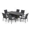 Thompson 7pc Wicker Dining Set - Christopher Knight Home - image 2 of 4