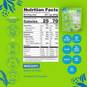 Natural Heaven, Hearts of Palm, Spaghetti, 9 oz - 1 of 3