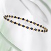 Ross-Simons 6.00-7.00 ct. t.w. Sapphire and 10kt Yellow Gold Bead Stretch Bracelet - 3 of 4
