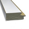 33" x 27" Non-Beveled Eva White Gold Wall Mirror - Amanti Art: Modern Rectangle, Polystyrene Frame - image 2 of 4