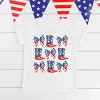 The Juniper Shop Patriotic Boots Stacked Coquette Youth Short Sleeve Tee - 2 of 4