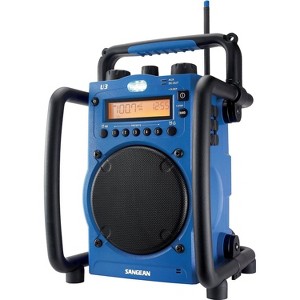 Sangean U3 AM/FM Ultra Rugged and Water Resistant Digital Tuning Radio Blue/black. - 1 of 4