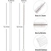 12" Reusable Straws for Stanley/Yeti 30oz-40oz Cup Tumbler, 6 Pack Reusable Straw with Cleaning Brush - 3 of 4