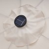 9' x 9' Solar LED Patio Umbrella with Tilt Adjustment and Crank Lift Beige - Wellfor: Hexagon Shape, Fade & Water-Resistant - 2 of 4