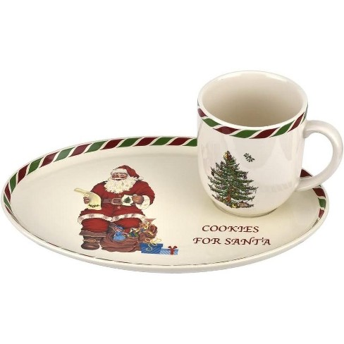 Santa cookie hotsell plate and mug