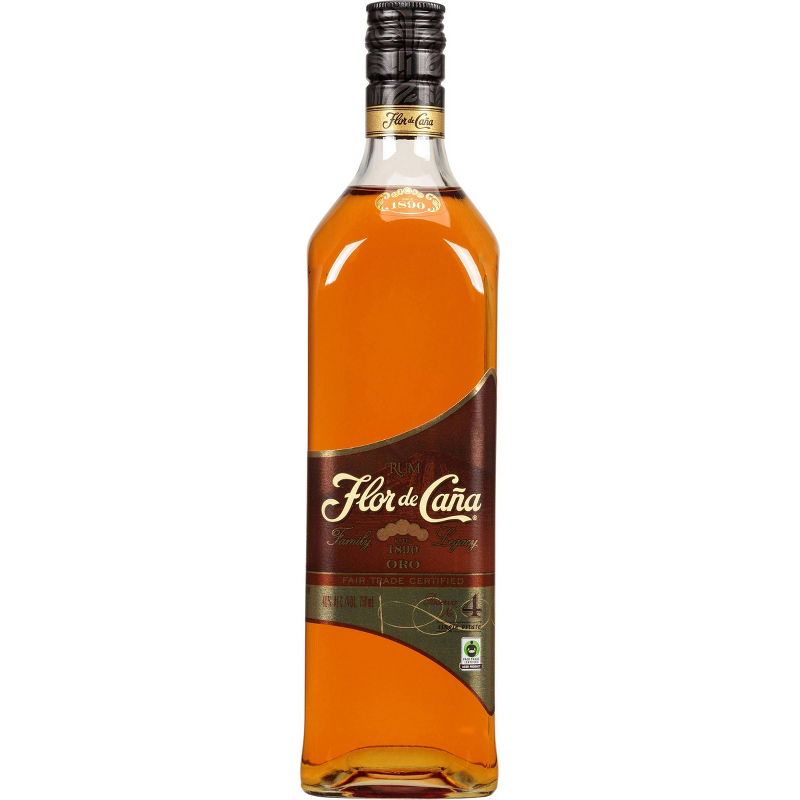Flor De Ca&#241;a A&#241;ejo Oro Rum - 750ml Bottle, 1 of 7