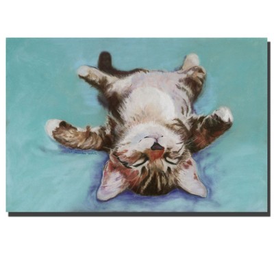 Pat Saunders-White Little Napper Outdoor Canvas Art