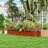 Outsunny Galvanized Raised Garden Bed Kit, Metal Planter Box with Safety Edging - 2 of 4