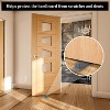 Attop Rubber Door Stoppers 4 Pack for Bottom of Door - Heavy Duty Gray Floor Wedge Stopper for Wood, Tile, Carpet Surfaces (4.8x2.2x1.3in) - 3 of 4