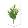 Vickerman 19.5" Artificial Mini Daffodil Bush, UV Coated. - image 2 of 4