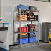 YONWAY Steel Storage Shelving 5-Tier Utility Shelving Unit With Wheels Height Adjustable Easy To Assemble For Home,Office 17.7" D x 47.2" W x 72.3" H - 3 of 4
