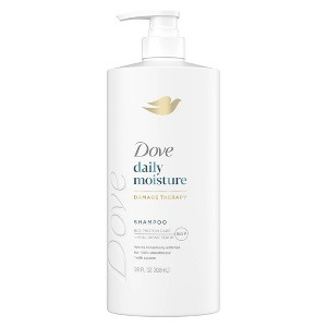 Dove Beauty Daily Moisture Hair Shampoo Pump with Hyaluronic Serum & Bio-Protein Care - 28 fl oz - 1 of 4