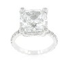Slickblue Brilliant Cushion Cut Women’s Engagement Ring 7.2 Ct. Cubic Zirconia Size 5-10 - 2 of 4