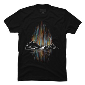 Men's Design By Humans aurora By kharmazero T-Shirt - 1 of 4