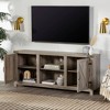 Clarabelle Farmhouse Barn Door TV Stand for TVs up to 60" - Saracina Home - 2 of 4