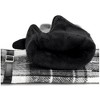 Women's Black And White Plaid Gloves With Fleece Lining And Touch Screen - 4 of 4