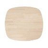 Kate and Laurel Niles Wood Side Table, 22x20x24, Natural - 4 of 4