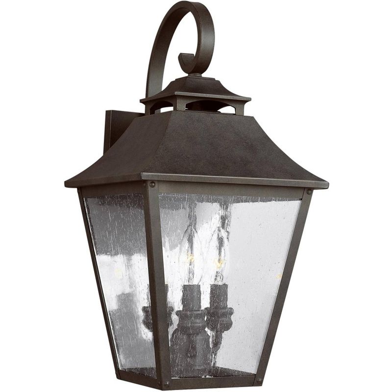 Generation Lighting Galena 19" High Sable Steel Outdoor Wall Light, 1 of 5
