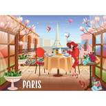 Brain Tree - Paris Love 1000 Piece Puzzles for Adults-Jigsaw Puzzles-With 4 Puzzle Sorting Trays- Random Cut - 27.5"Lx19.5"W