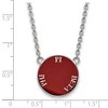 Black Bow Jewelry Sterling Silver Pi Beta Phi Greek Life Necklace 18 Inch - 2 of 4