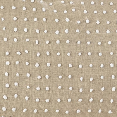 Petite Beige Cotton Down Fill Accent Pillow