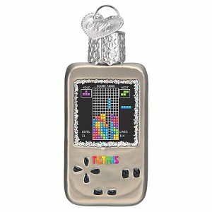 Old World Christmas 2.0 Inch Mini Tetris Gumdrops Collection Puzzle Game Tree Ornaments - 1 of 3