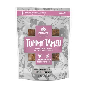 Phelps Wellness Collection Tummy Tamer Bland Chicken & Rice Recipe Dog Treats 4.5 oz - 1 of 3