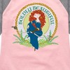 Girls' - Disney - Boldly Beautiful Shirt Tail Raglan Graphic T-shirt - 2 of 3
