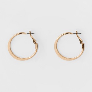 Medium Flat Hoop Earrings - A New Day™ - 1 of 1