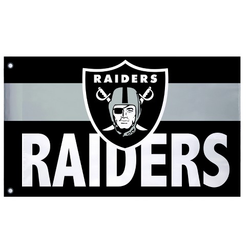 Evergreen Las Vegas Raiders Burlap 3' x 5' Flag, Premium Single Sided  Printed with Grommets, Printed In The USA