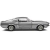 1967 Shelby GT500 Gray Metallic with Black Stripes 1/18 Diecast Model Car by Solido - 4 of 4