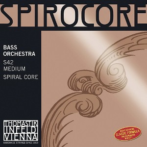 Thomastik Spirocore 3/4 Size Double Bass Strings 3/4 Size Weich E String - 1 of 2