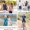 BABYYER Water Bottle Carrier Bag Fits 40 Oz Tumbler with Handle, Bottle Bag with Adjustable Shoulder Strap, Neoprene Bottle Holder - 2 of 4