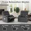 SEVOBAL Sofas Small Recliner Chair for Home Living Room, Bedroom, Indoor Sofas for Adults, Gray,33.5"*28.9"*40.9" - 3 of 4
