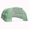 vidaXL Greenhouse 172.2 ft 13.1 ft.x13.1 ft.x6.6 ft. - 2 of 4