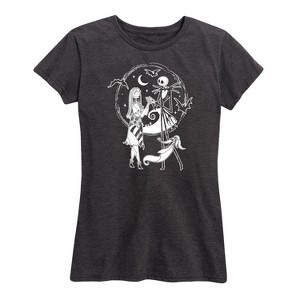 Women's - Nightmare Before Christmas - Jack Sally Zero Short Sleeve Graphic T-Shirt - 1 of 4
