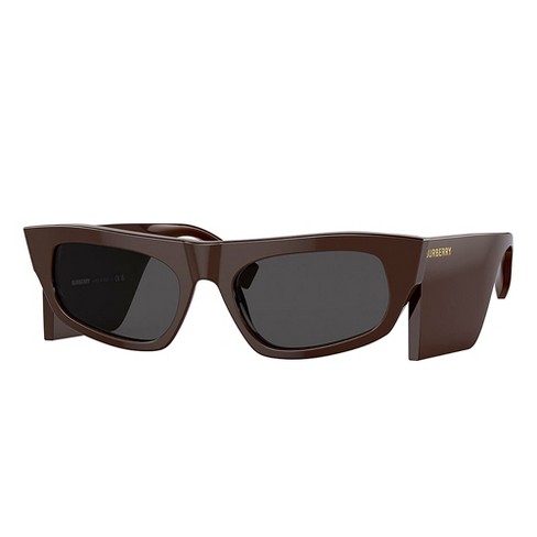 Burberry Palmer Be 4385 403787 Unisex Fashion Sunglasses Brown 55mm Target