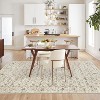 Floral Kitchen Rug – Washable, Non-Slip, Low Pile, Distressed Print Runner for Hallway, Bathroom, Laundry - 3 of 4