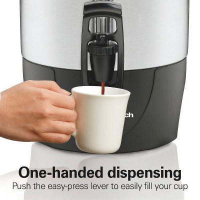 Hamilton Beach 40-Cup Stainless Steel Freestanding Electric Coffee Urn