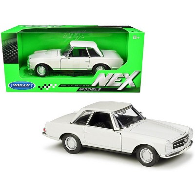 1963 Mercedes Benz 230SL Coupe Cream "NEX Models" 1/24 Diecast Model Car by Welly