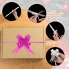 Unique Bargains Plastic Gold Edge PP Plastic Glossy Appearance Gift Wrap Satin Pull Bows 200 Count - 4 of 4