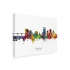 Trademark Fine Art Michael Tompsett 'Asheville North Carolina Skyline Named' Canvas Art - image 2 of 4