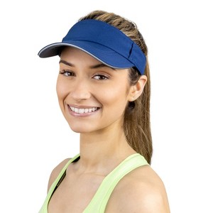 TrailHeads Women’s Sun Visor Hat - Summer Visors for Running, Tennis, Golf, Softball, Workouts - 1 of 4