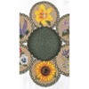 Earth Rugs Flowers Printed Round Trivets Gift Set – Eco-Friendly Hot Pads 10"x10" - 3 of 3