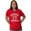 Christmas Presents Gangster Wrapper Graphic T Shirt Men or Women Brisco Brands - 4 of 4